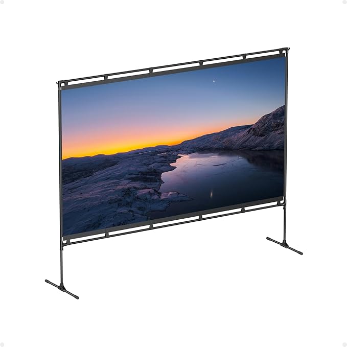 NEBULA 100 Zoll Beamer Leinwand mit Stativ