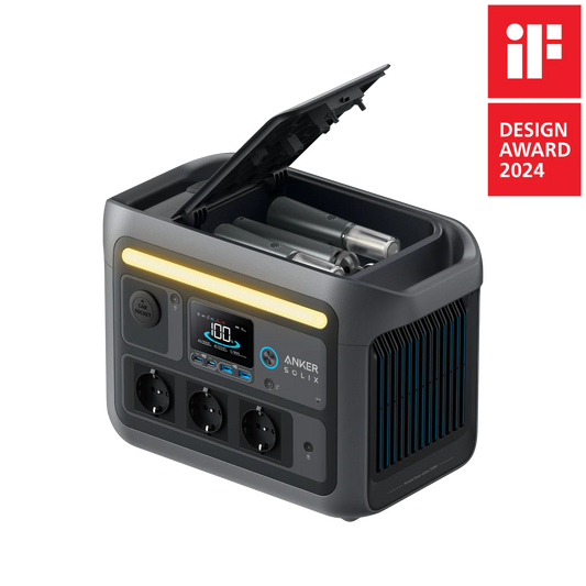 Anker SOLIX C800 Plus Tragbare Powerstation - 768Wh | 1200W