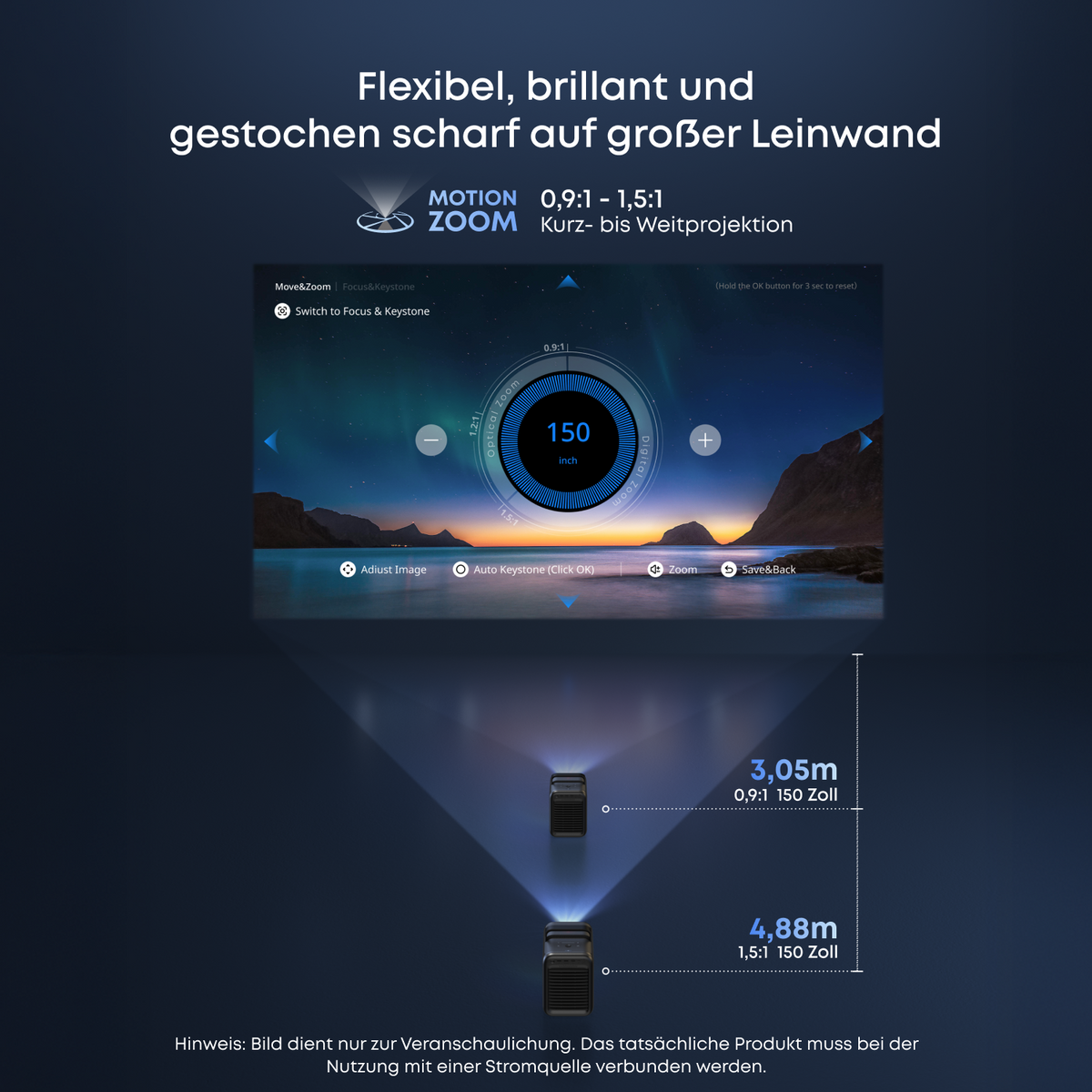 NEBULA X1 | 4K Beamer mit Triple-Laser und Dolby Audio