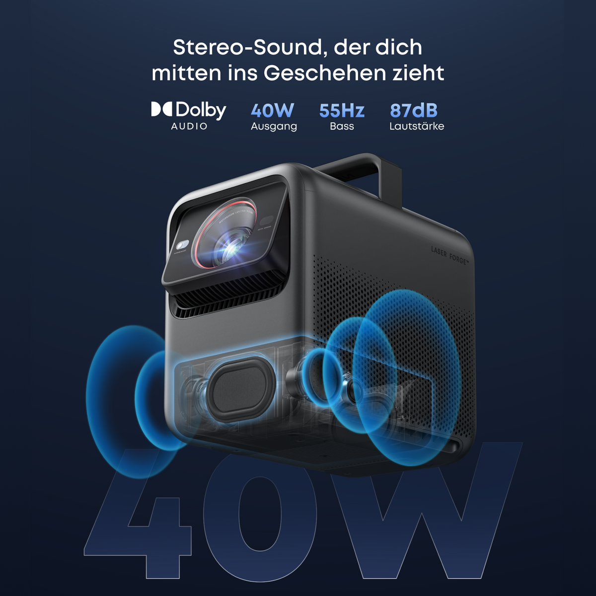 NEBULA X1 | 4K Beamer mit Triple-Laser und Dolby Audio