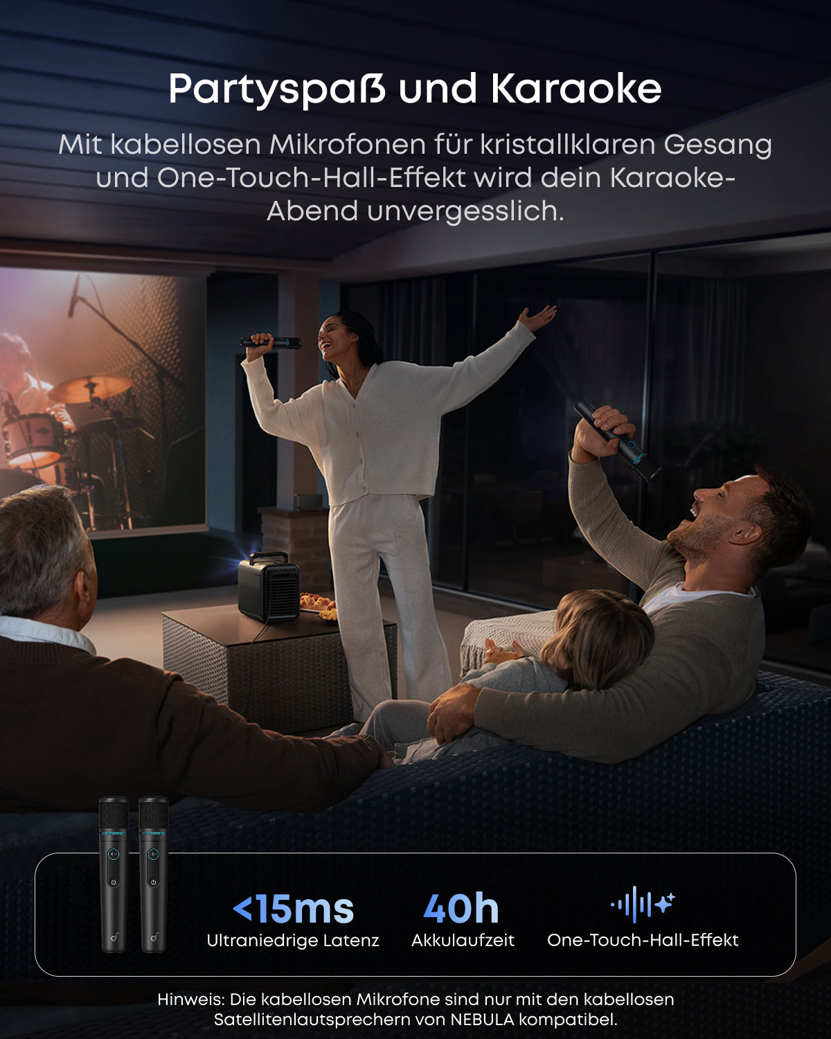 NEBULA Sound- und Transport-Set, Kompatibel mit NEBULA X1